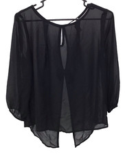 A'gaci Blouse Top 3/4 Sleeve Sheer Made in USA