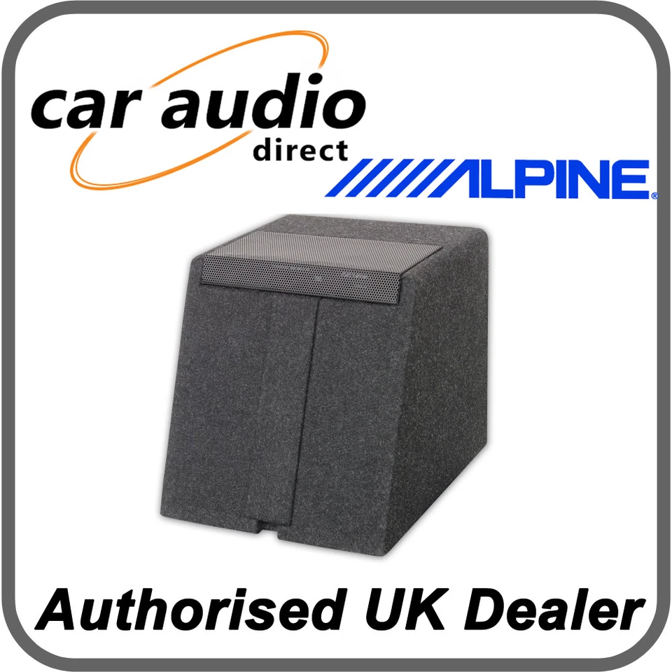 Alpine SWE-815 8" 20cm 150W Active Amplified Subwoofer Bass Box with Remote  - Image 3 of 3