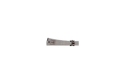 Peco SL-E395 Spur N Code 80 mittlerer Radius rechts Elektrofroschspitze
