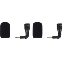  2 Pieces Recording Mic Wireless Mics Filming Microphone Sturdy