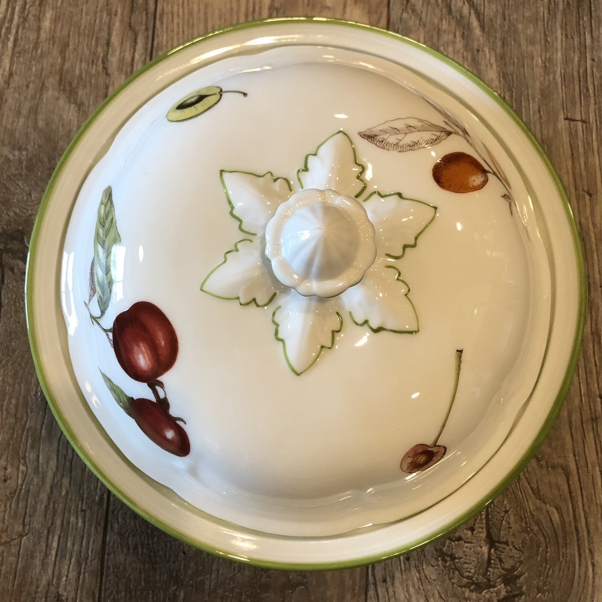 Villeroy & Boch Cascara Cake & Cookie Dish Covered Lid 11.25