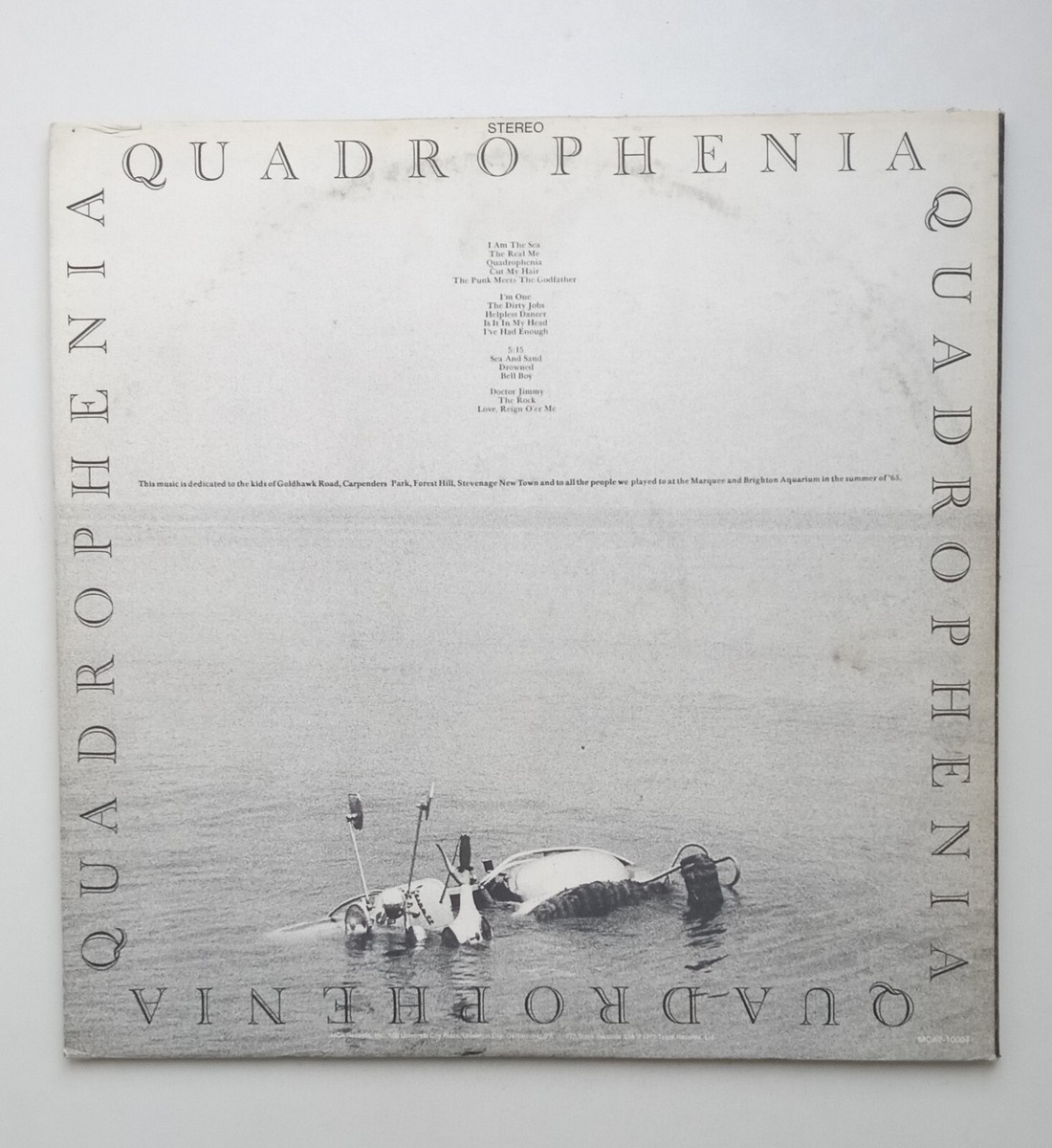 The Who - Quadrophenia - 1973 Vinyl 1st Pressing - With Booklet