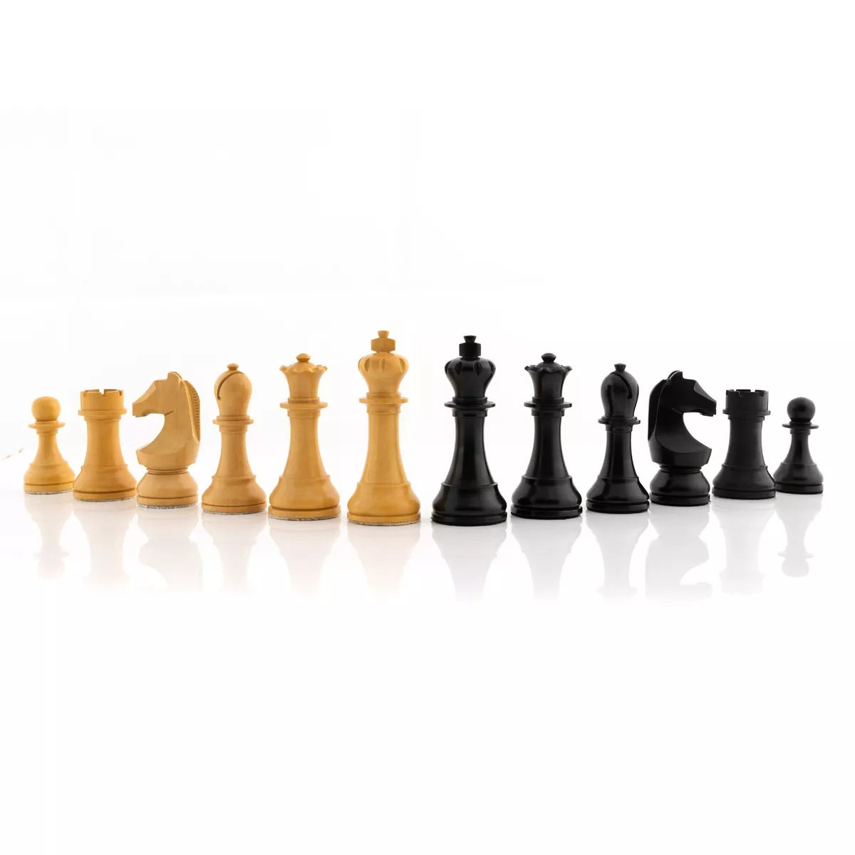 World Championship Chess Pieces Set 3.75 FIDE type+ 21 Ebony