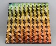 Savoy Dichroic Fusible Glass - Jet Stream thin black Uroboros #1 - 96 COE  Rare