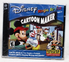 Disney Magic Artist Cartoon Maker PC CD - New Sealed - See desc. JC