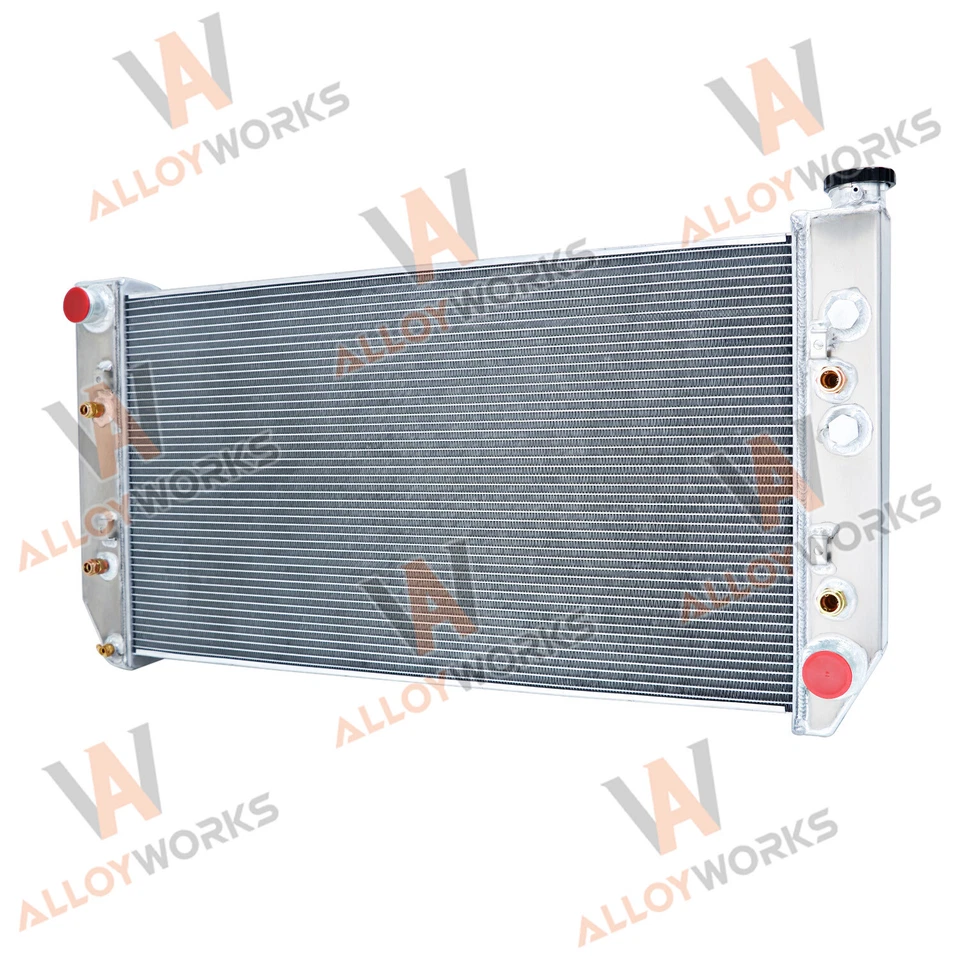 4 Row Radiator For 1982-91 Chevy Truck C/K C10 C20 C30 K2500 K3500 GMC 6.2L V8 Foto 4 de 4