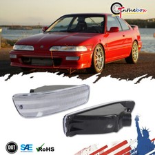 For 1992 1993 Acura Integra Dc Jdm Clear Bumper Parking Turn Signal Light Covers