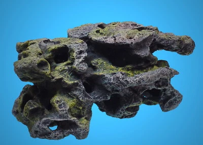 EUROPET Aquarium Deko leichtes 🍀 LOCHGESTEIN XXL 🍀 Lava Felsen Höhle Terrarium Zubehör