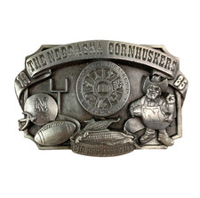 Vintage Nebraska Cornhuskers Big Red Country 1985 3D Belt Buckle 4940/10000