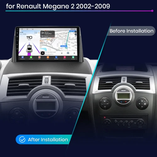 Für Renault Megane 2 2002-2009 Android 13 Autoradio CarPlay GPS Navi RDS 32G - Bild 3 von 19