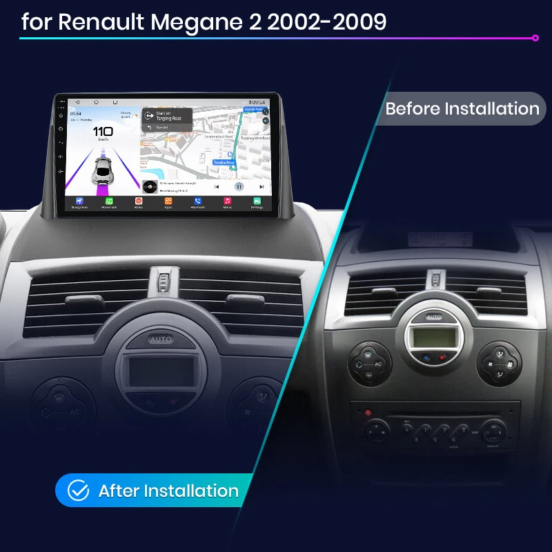 Für Renault Megane II 2002-2009 Android Autoradio GPS Navi Carplay SWC DAB+ - Bild 2 von 4