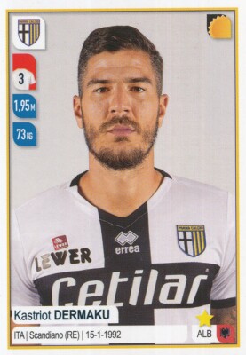 391 KASTRIOT DERMAKU # ALBANIEN PARMA FUSSBALL STICKER PANINI FUSSBALLER 2020
