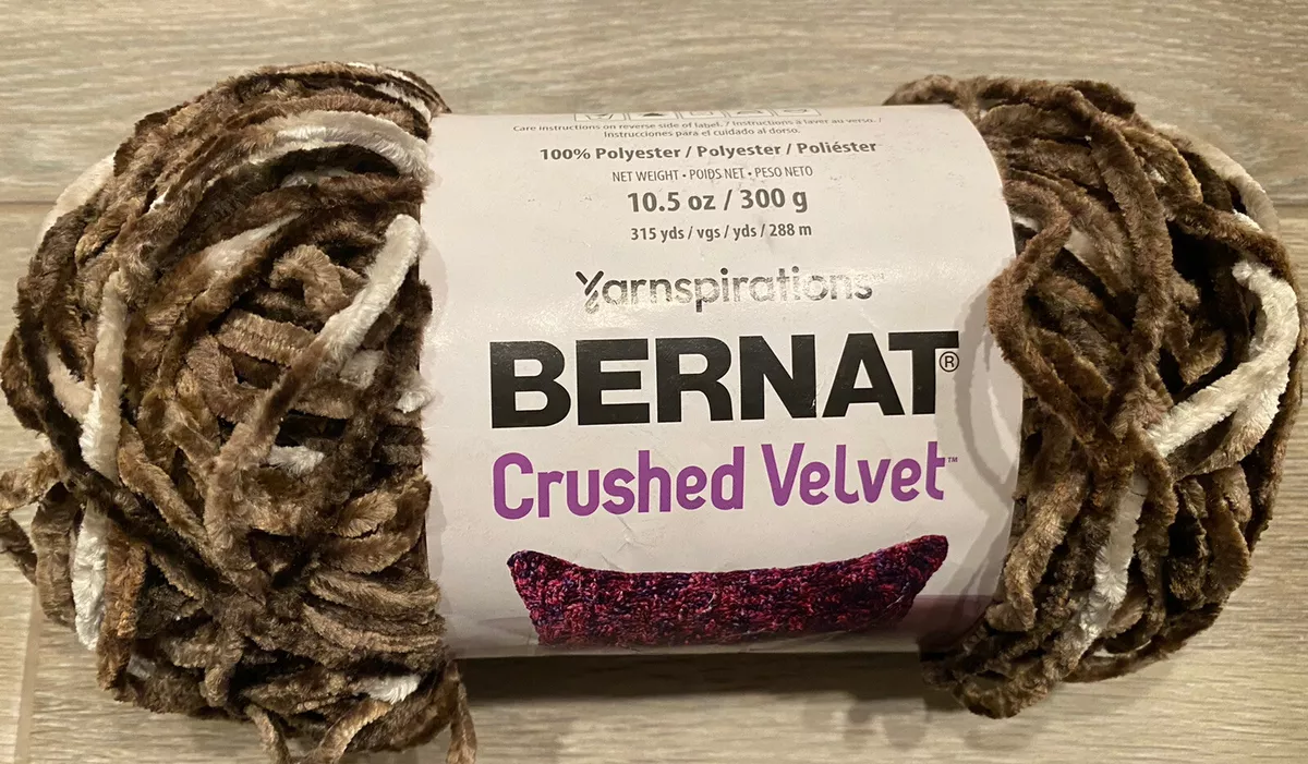 Bernat crushed velvet yarn sale
