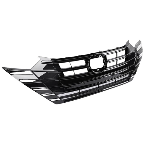 Conjunto de rejilla de parachoques delantero de plástico cromado y negro para Nissan Versa 2023-2025 - Imagen 10 de 11
