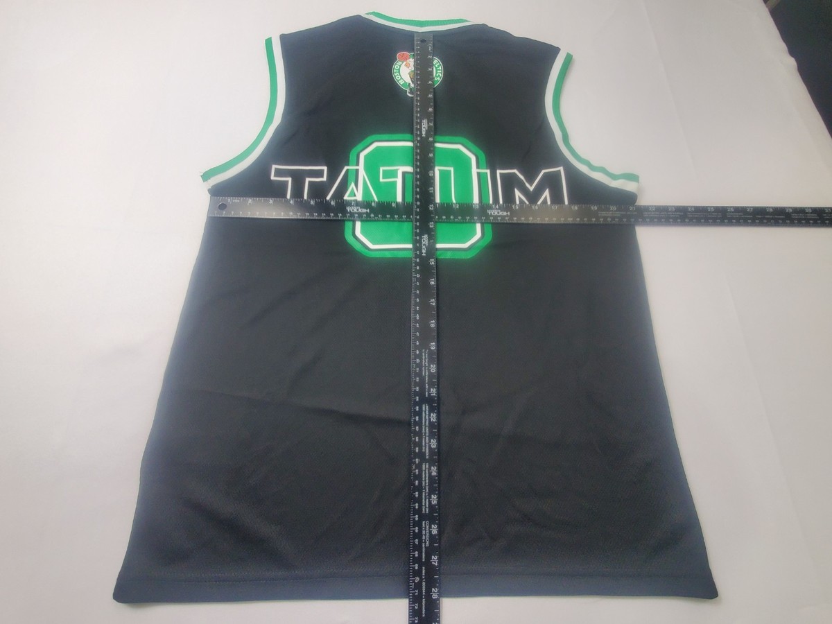 Boston Celtics Jayson Tatum #0 Jersey Shirt Men Large Black