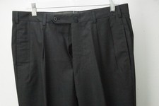 Incotex Dark Gray Wool Dress Pants Trousers 50 EU Brand NEW