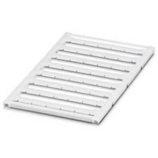 1pk PHOENIX CONTACT - IC 0819233 Terminal Block Marker, White, Unlabeled, T