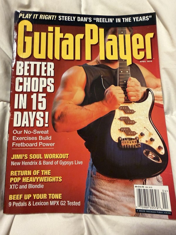 Guitar Player April 1999 Steely Dan, Hendrix, Blondie, XTC, Band of Gypsys