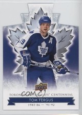 2017 Upper Deck Toronto Maple Leafs Centennial Blue Die-Cut Tom Fergus #75 0c2