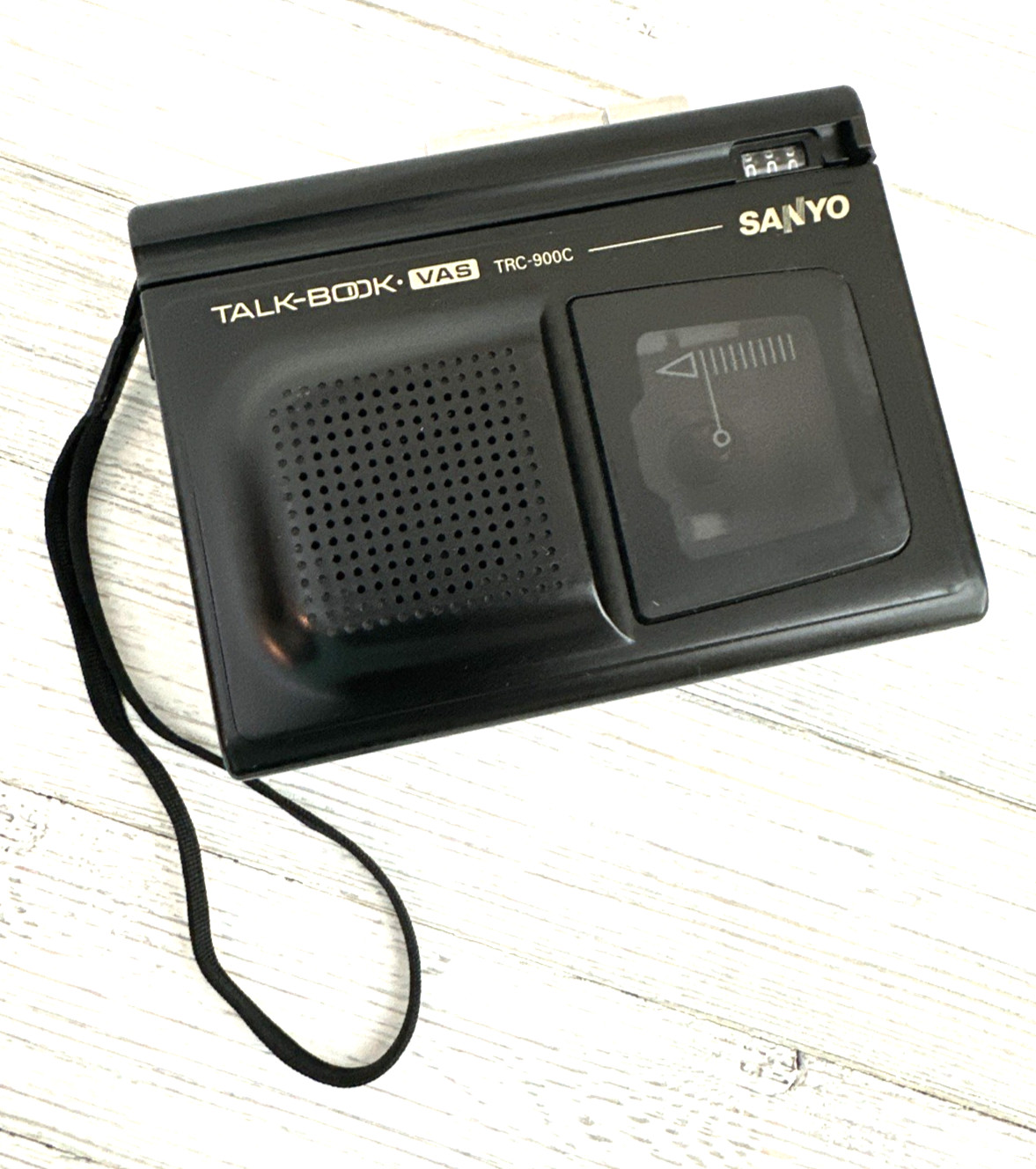 Vintage Sanyo Talk Book Standard Cassette Dictating Product TRC-900C
