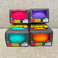 Schylling NeeDoh Cool Cats Squishy Sensory Fidget Toy Choose Color NEW Authentic