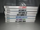 Just Dance Nintendo Wii Lot Of 7 1 2 3 4 2014 Kids & Summer Tested Working
