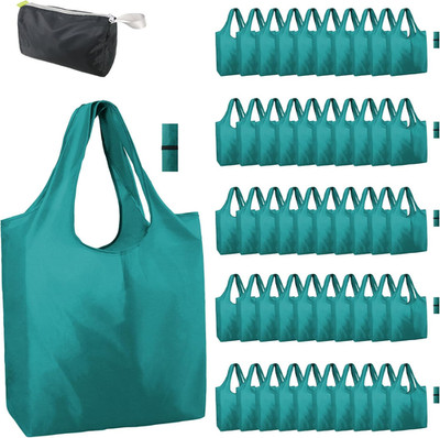 BeeGreen Reusable Grocery Bags Lightweight Durable Shopping Bags Washable Foldab