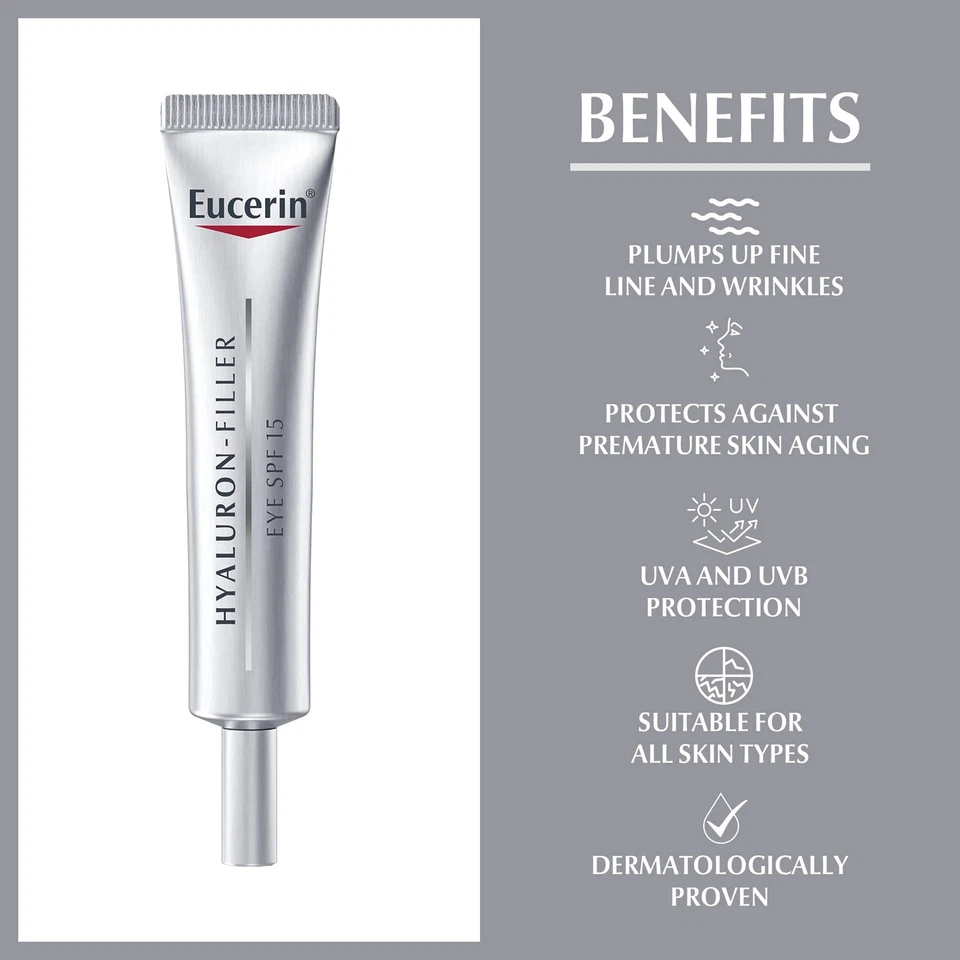 Eucerin RELLENO HIALURÓNICO ANTIEDAD Tratamiento de ojos 15 ml Foto 2 de 4