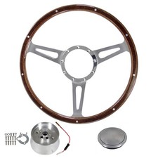 Steering Wheel Kit Chevy Chevelle El Camino 67-68 Camaro 67 14 9-bolt Wood...