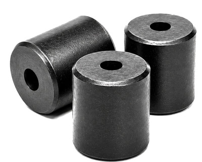 3/8'' ID x 1'' OD x 1''  Tall Black Rubber Mount Spacer Vibration Isolation Bushing