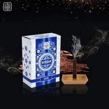 Burhan Oud Stick Bakhoor 50g – 10 Incense Sticks + Burner | Fresh Citrus Floral 