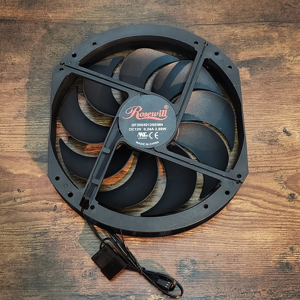 Rosewill Thor V2 PC Estuche 230mm Panel Lateral Estuche Ventilador Repuesto Foto 4 de 4