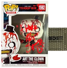 Spencer Charnas signed Funko Pop Art the Clown Ice Nine Kills Terrifier Beckett