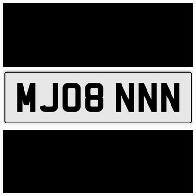MJ08 NNN JON JOHN JONNY JOANNE JOHNY PRIVATE REGISTRATION NEW CAR NUMBER PLATE