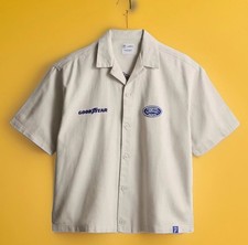 Goodyear x Ford Primark Beige Shirt New