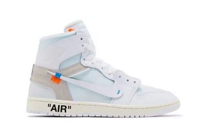 Size 9 - Virgil Abloh Archive x Air Jordan 1 Retro OG High Alaska