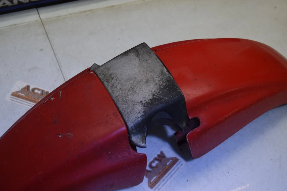 ED12 Rueda delantera guardabarros completo carrocería roja trabajo 1991 BMW K75 K 75 91 motocicleta Foto 3 de 4