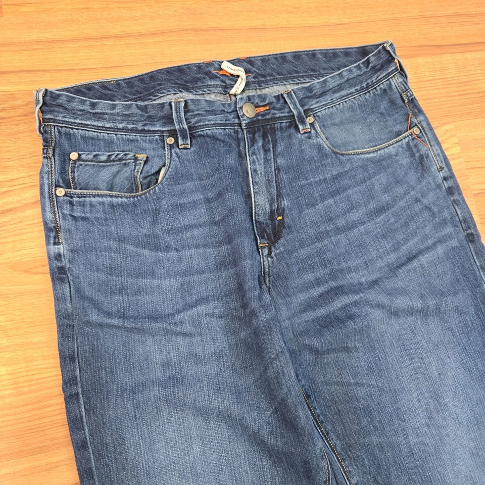 Tommy Bahama Standard Jeans 36/32 Mens Blue Medium/Dark Wash Relaxed Stretch - Image 4 of 4