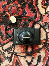 Olympus XA3 XA 3 35mm Point Shoot Film Camera Black W/ Strap TESTED WORKING