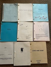 LOT OF 9 MOVIE FEATURE FILM VINTAGE ORIGINAL SCREENPLAY SCRIPT #2