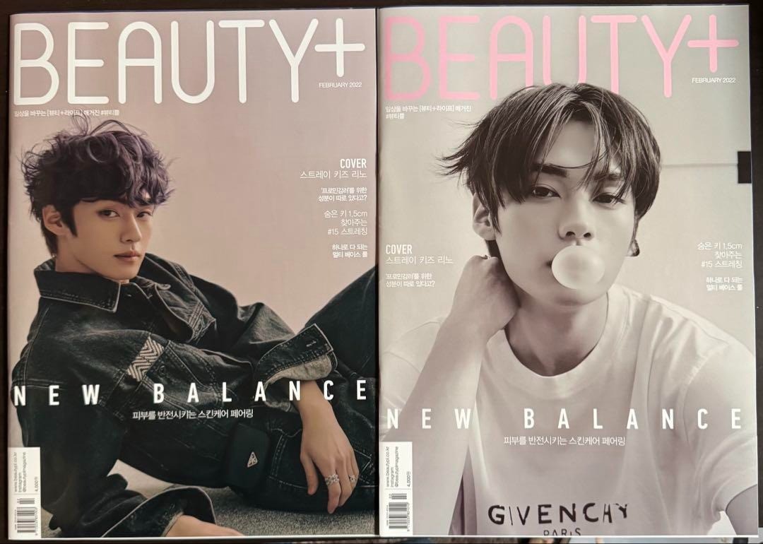 LeeKnow 雑誌 StrayKids BEAUTY+ Lee Know (Stray Kids) - BEAUTY+ Magazine (February 2022