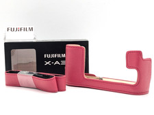 Genuine Open BOX Fujifilm BLC-XA3 Pink Real Leather Case for X-A3 from Japan