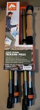 OZARK TRAIL Aluminum Folding Quick Lock 2 PC.Trekking / Hiking Poles W/Cork Grip
