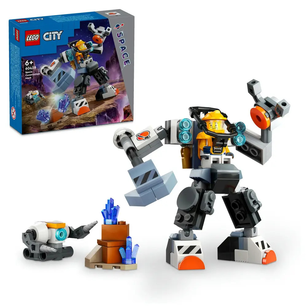 Joom Valletta Japan Jungen Grau Lego City Weltraum-Mech-Anzug, Spielzeug, Geschenk, Geburtstag, Pädagogisch, Weihnachten, Und Mädchen, Alter 6, 7, 8, 9, Weltraum, 60428 - Bild 3