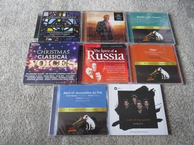 8 Classical CDs (7 SEALED) ADRIAN MUNSEY ELGAR BRITISH LIGHT CLASSICS - Image 1 of 4