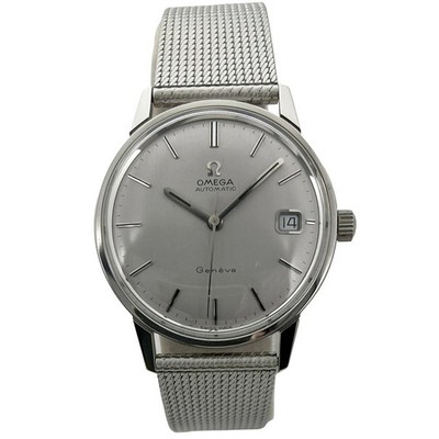 Omega Geneve 166 037 Vintage Silver Dial 34mm Automatic Watch