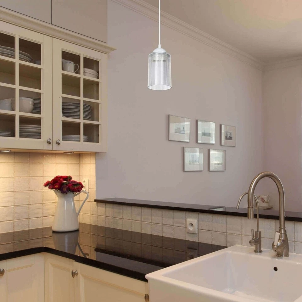 Lampada da soffitto Optical ASZ1025 con paralume in plastica trasparente - Immagine 3 di 4