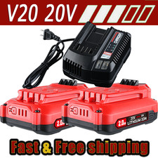 20V For Craftsman V20 20 Volt MAX Li-ion Battery CMCB204 CMCB202 OR Charger