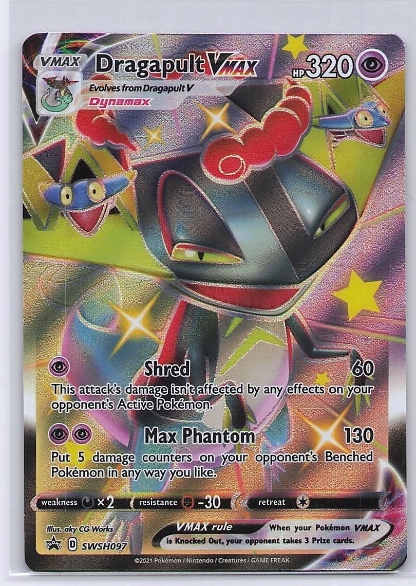Dragapult VMAX SWSH097 Holo Promo Sword & Shield Promo Pokemon Near Mint