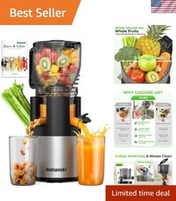 Spremiagrumi ad alta resa di succo senza sforzo - scivolo da 5,8" per frutta e verdura intera